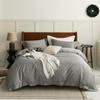 100S Sateen Long-Staple Cotton Wedding Red Duvet Cover Set - Pure Cotton Bedding for Newlyweds