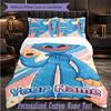 Juego de Ropa de Cama Personalizado de 3 PiezasPoppy Playtime Funda Nórdica con Texto Personalizado Juego de Fundas de Almohada Regalo para Dormitorio