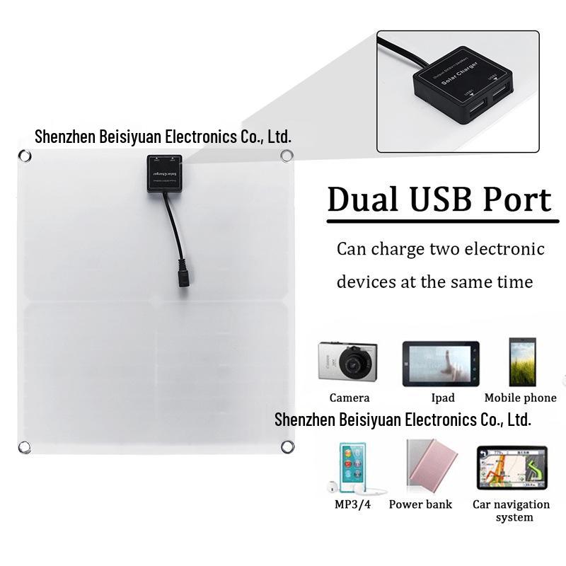 Exclusive 25W Solar Panel: Outdoor Multi-Purpose Power Bank & Pet Cooler