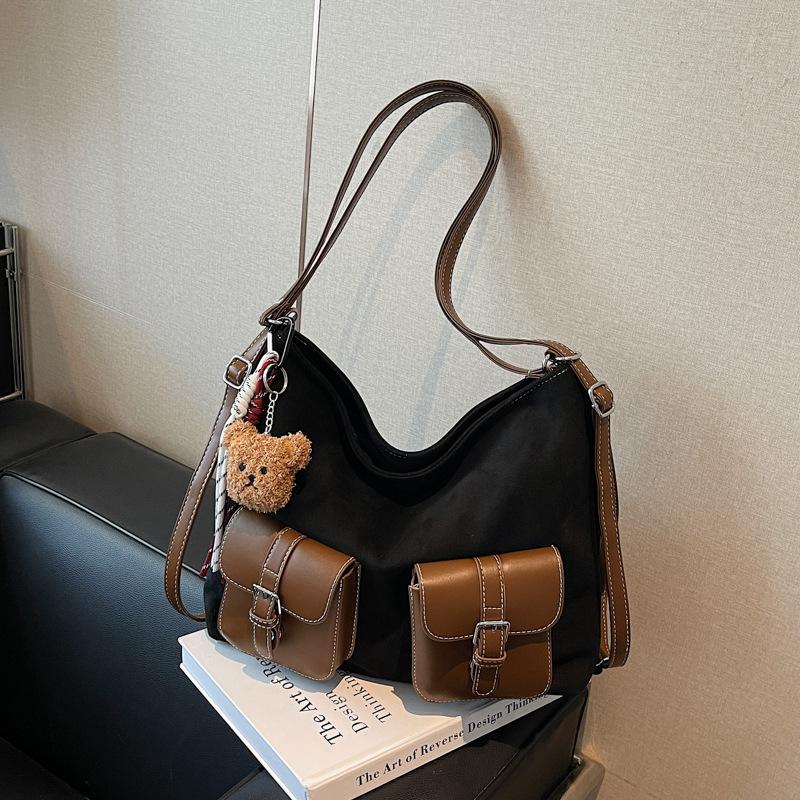 Damen-Pendler-Rucksack mit großem Fassungsvermögen, Herbst und Winter neu, Retro-Mode, hochwertige Umhängetasche