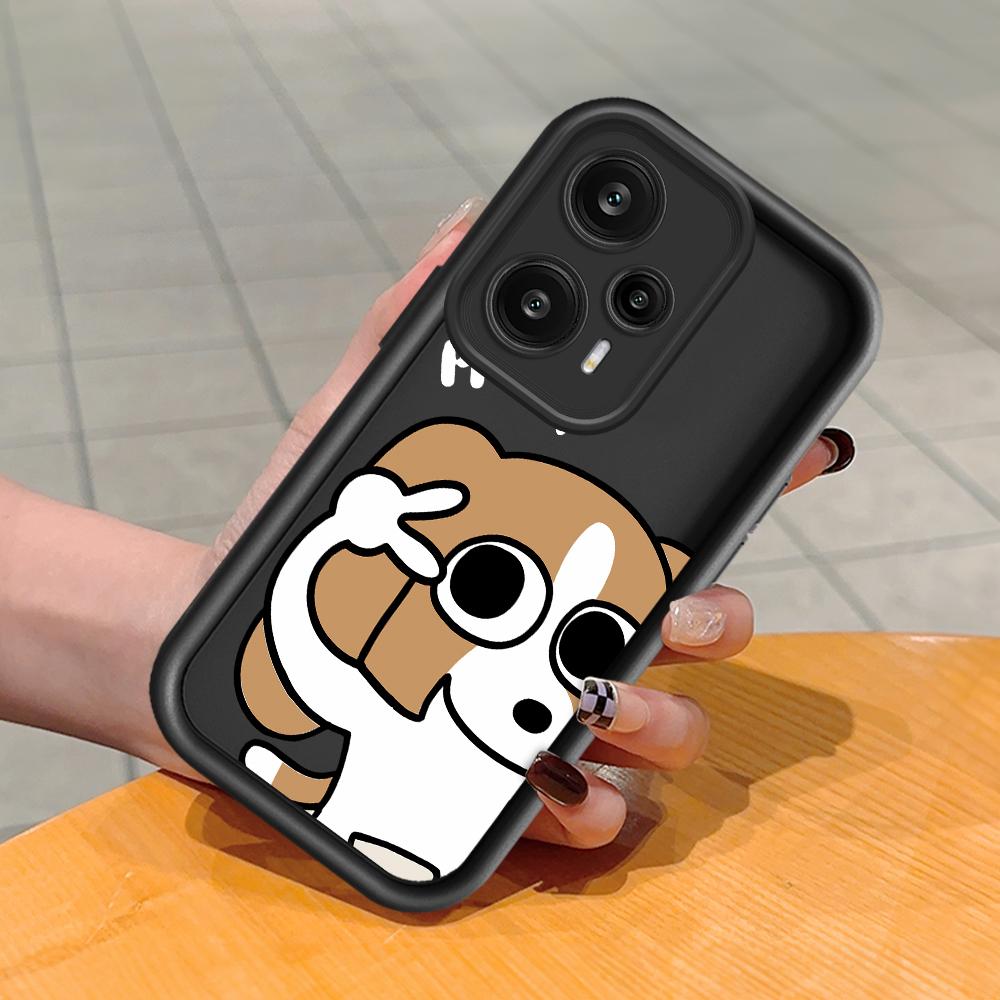 Soft Silicone Square Ladder Printing Pattern Phone Casing Full Cover Camera Shockproof Protection Rubber Case for Xiaomi Redmi