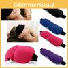 3d Mask Eye Luxury Black Reusable Relaxing Night Travel Sleep Sleeping Blackout