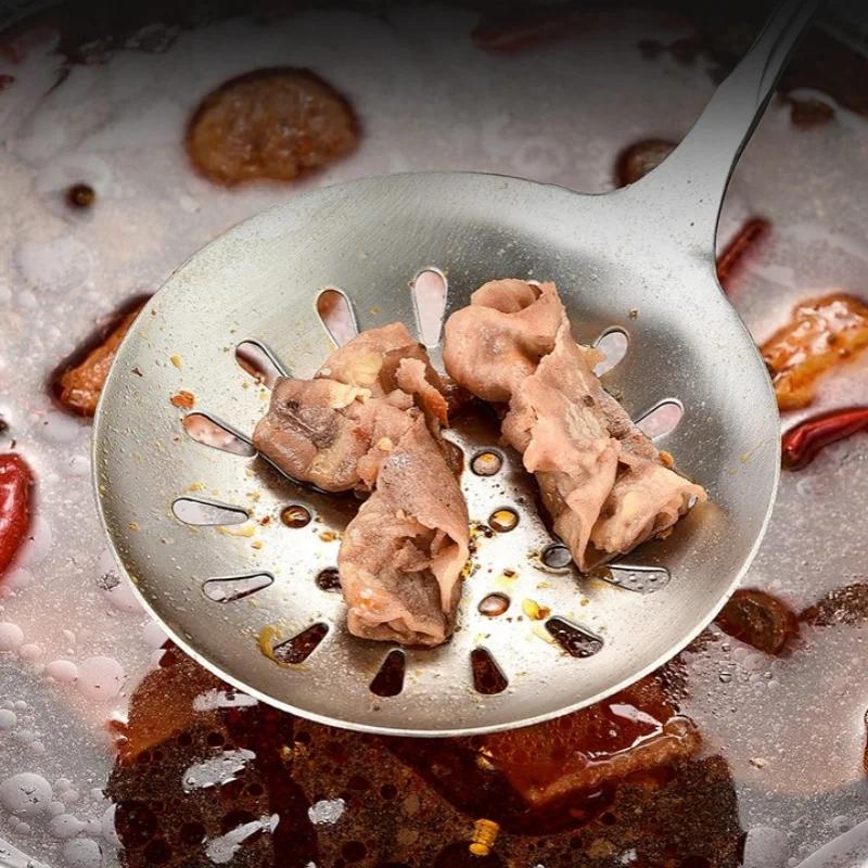 6Pcs Cooking Tools Set 304 Stainless Steel Wooden Handle Shovel Colander Soup Spoon Spatula Cookware Household Kitchen Utensils