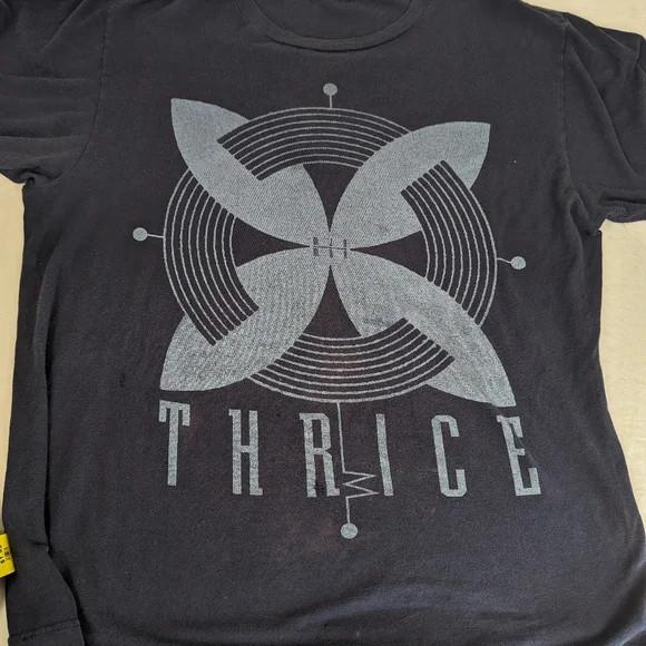 

26 Thrice Band Black T-Shirt Cotton Full Size Unisex S-5XL FM49 Unisex T-Shirt M