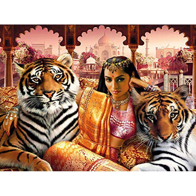 5d DIY Diamond Painting Tiger Animal Full Round Diamond Mosaic For Adults Handicraft Kits Wall Art Home Decoration