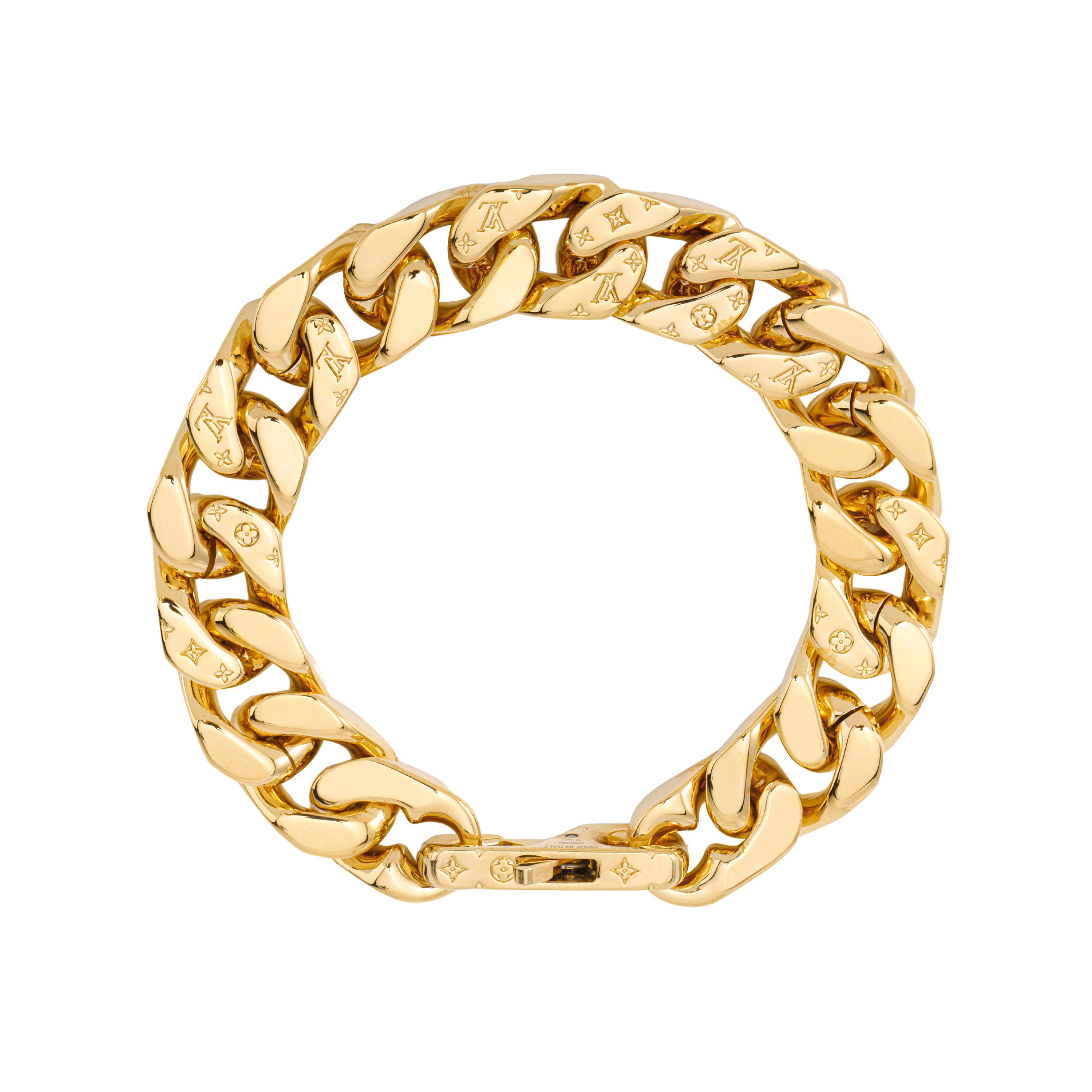 

Louis Vuitton Chain Links Bracelet Unisex Bracelets Gold M00305+M00306 Box+Shopping Bag,M