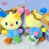 Kuromi Plush Keychain With Heart Shape For Bag Decoration And Collectible Fans