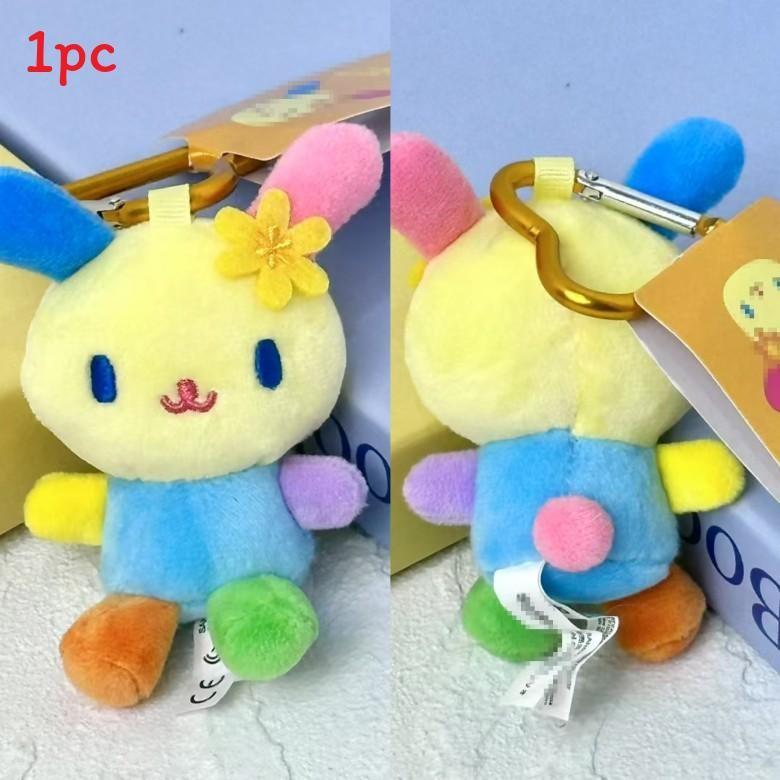 Kuromi Plush Keychain With Heart Shape For Bag Decoration And Collectible Fans