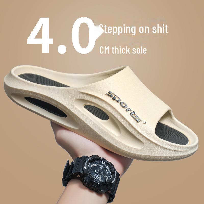 

2024 Мужские нескользящие летние модные тапочки - износостойкая повседневная пляжная обувь 42-43