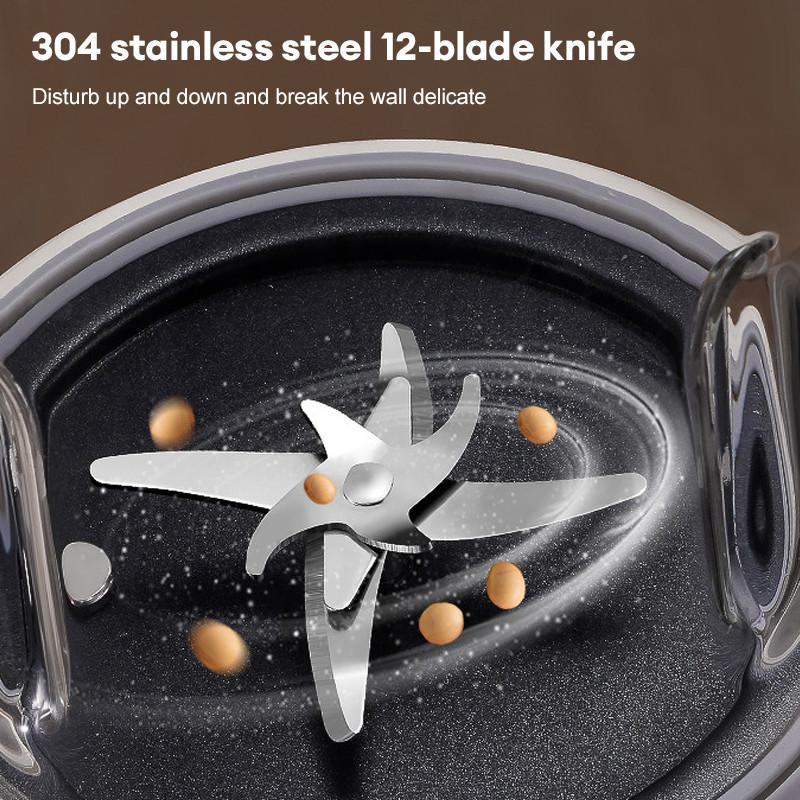 1500ml Large Capacity Kitchen Processing Blender Soybean Milk Machine Multifunctional Electric Fruit Juicer