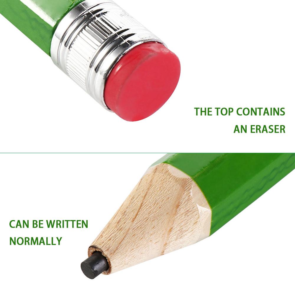 Girls 35cm Kids Woodworking Toys with Cap and Eraser Wood Jumbo Pencil Giant Pencil Huge Pencil