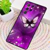 PRETTY NEON SPARKLY BUTTERFLIES Phone Case For Samsung Galaxy Note 10 Pro S26 S25 S24 S23 S22 Ultra Plus S21 FE S20 Cover