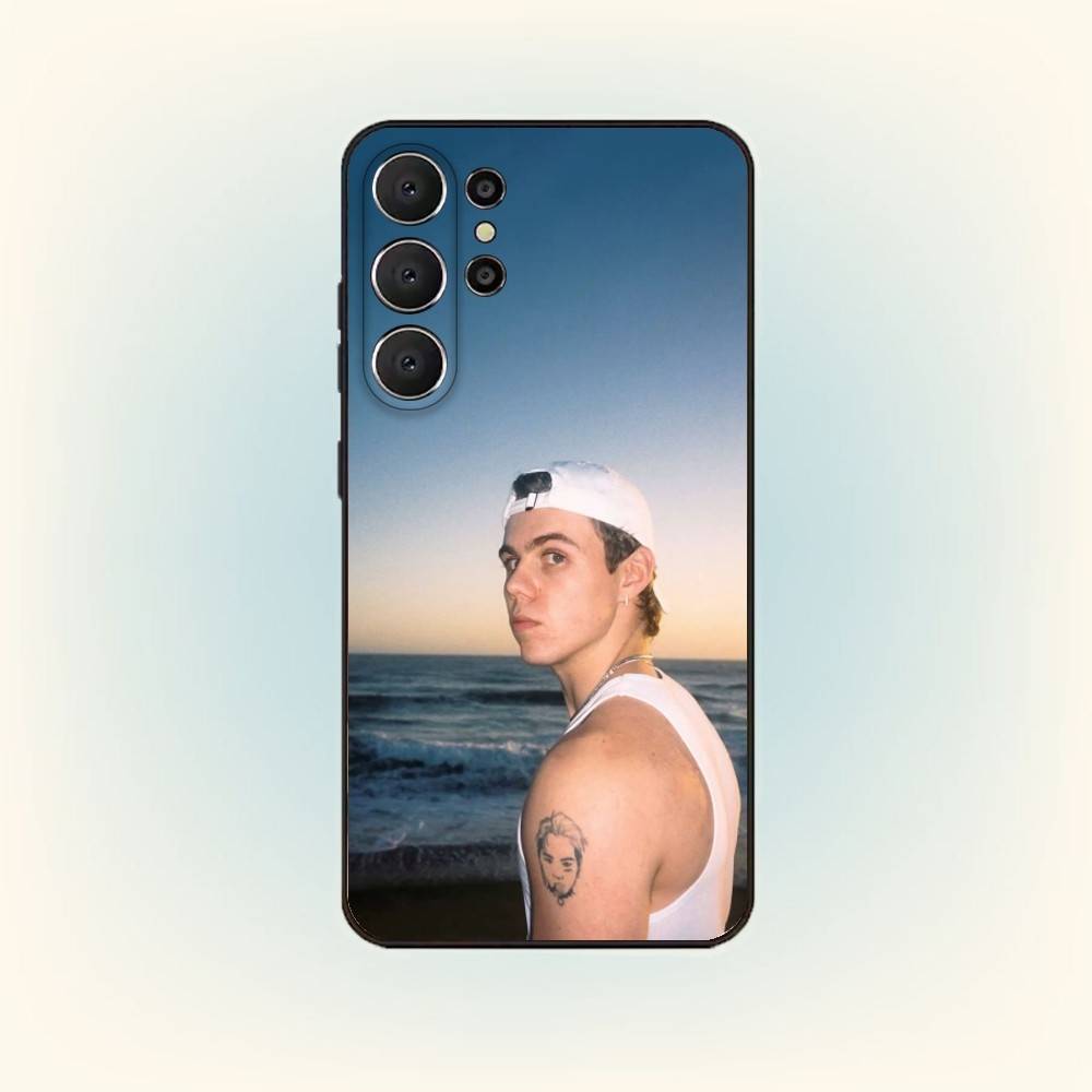 SINGER The Kid L-Laroi Phone Case For Samsung S26,S25,24,23,22,30,21,10,9,Ultra,Plus,Lite,FE Soft Black Case