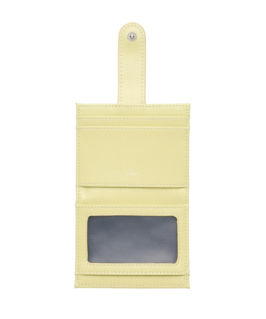 Lemasque Mini Daisy Photo Slot Business Card Holder Card Wallet Pale Lemon