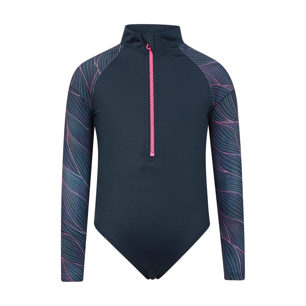 Mountain Warehouse Girls Mira Lines Rash Guard Swimsuit