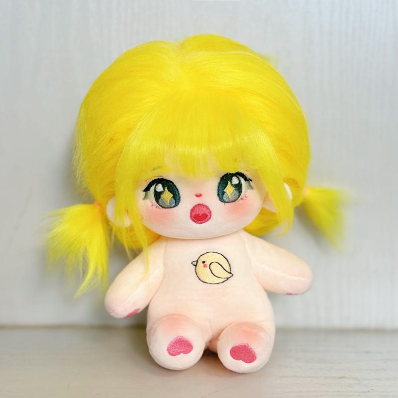 Kawaii Plush Cotton Doll Idol Stuffed Super Star Figure Dolls Cute Fat Body Cherry Blossoms Girl Doll Can Change Clothes Gift