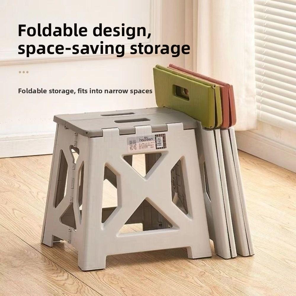 Plastic Leisure Fishing Chair Foldable Outdoor Camping Stool Portable Folding Stool for Home Use