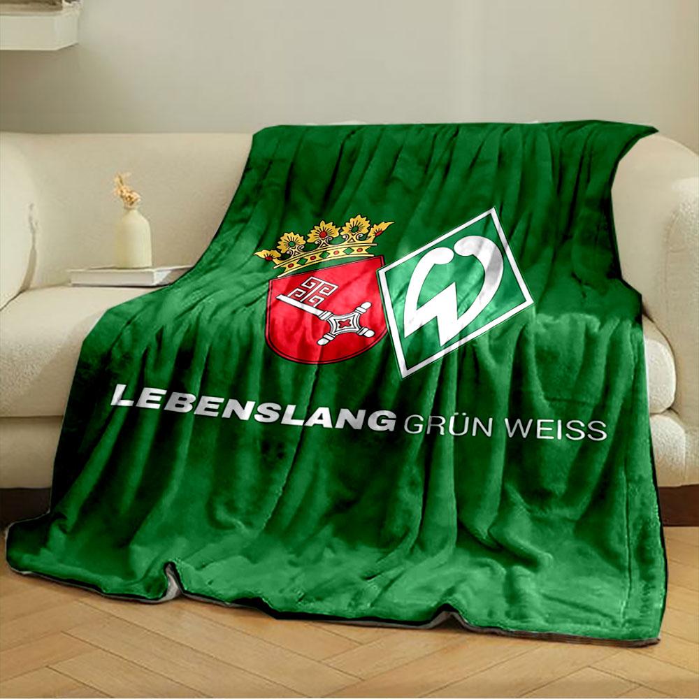 Werder Bremen Logo Blanket for all seasons blanket lunch break throw gift