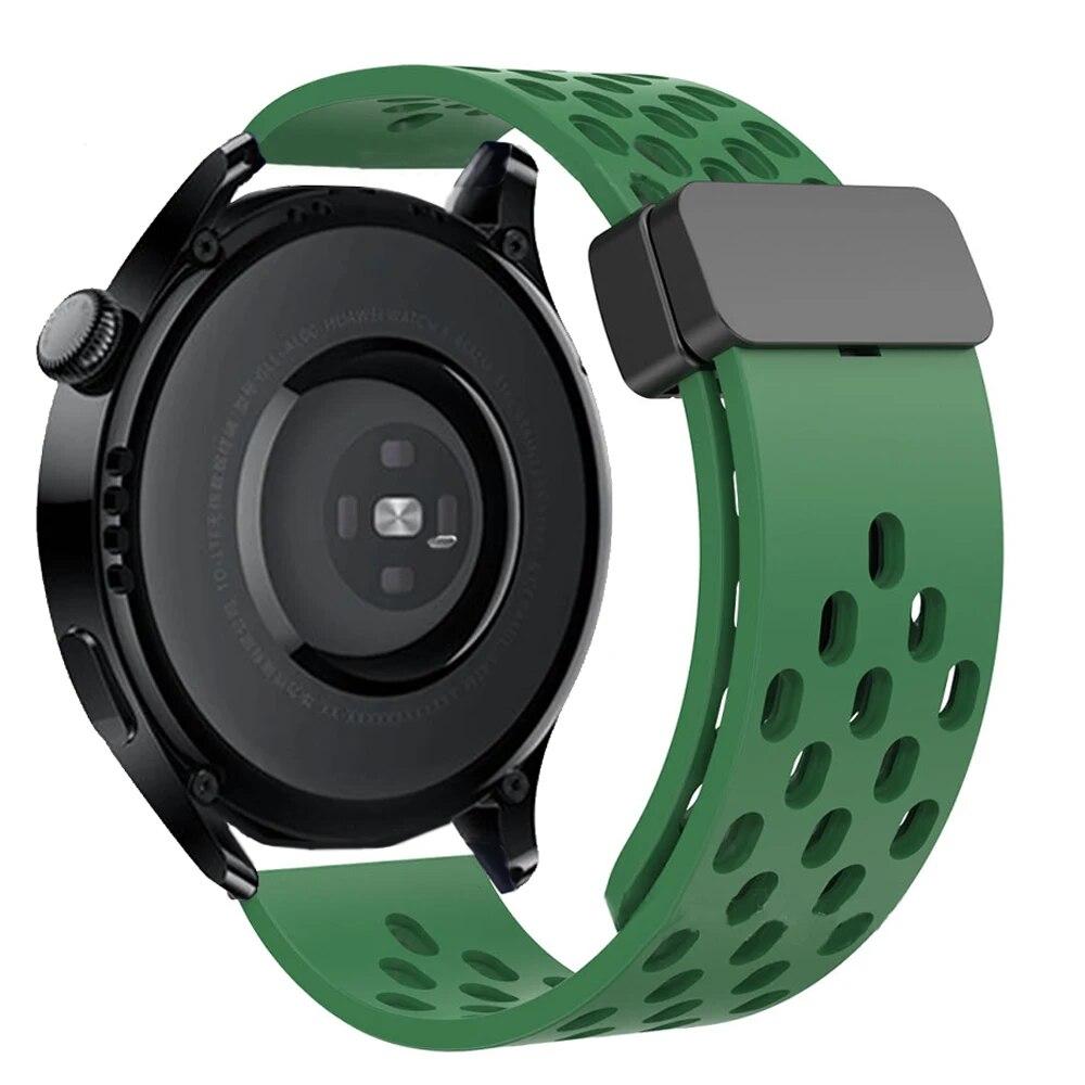 Cinturino orologio 20mm 22mm per Samsung Watch 3 4 5 5Pro cinturino con fibbia magnetica per Garmin Vivoactive 4 3 Forerunner 965 255 265 per Huawei orologio gt3pro 46mm