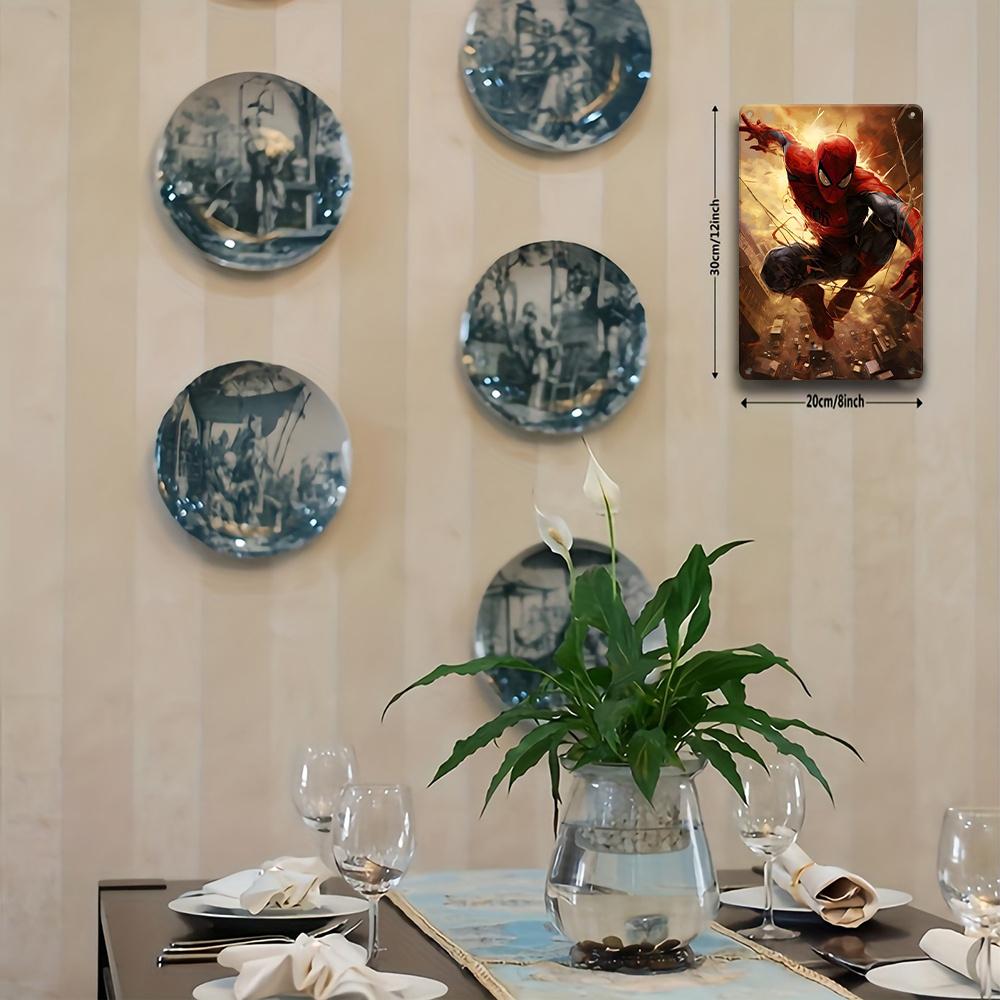 Marvel Metal Poster Frame - Superhero Themed Wall Decor for Marvel Fans, Bringing Colorful and Eye-Catching Effects to Your Room