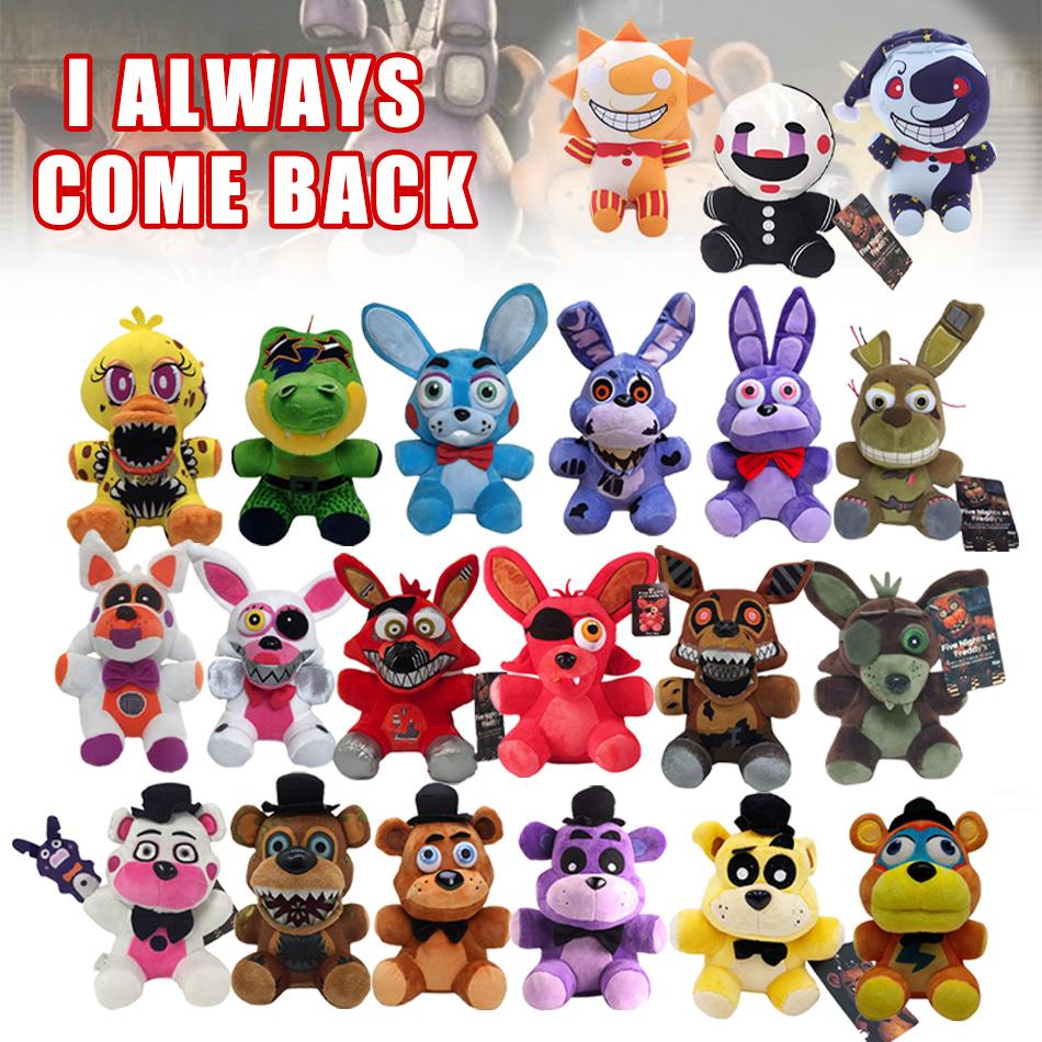 Discover Intime Men's Brown Plush Doll Fn Bear Series Bonnie Rabbit Bear Fox Plus Other Plush Pendants Plus Fe Birth Date Gifts