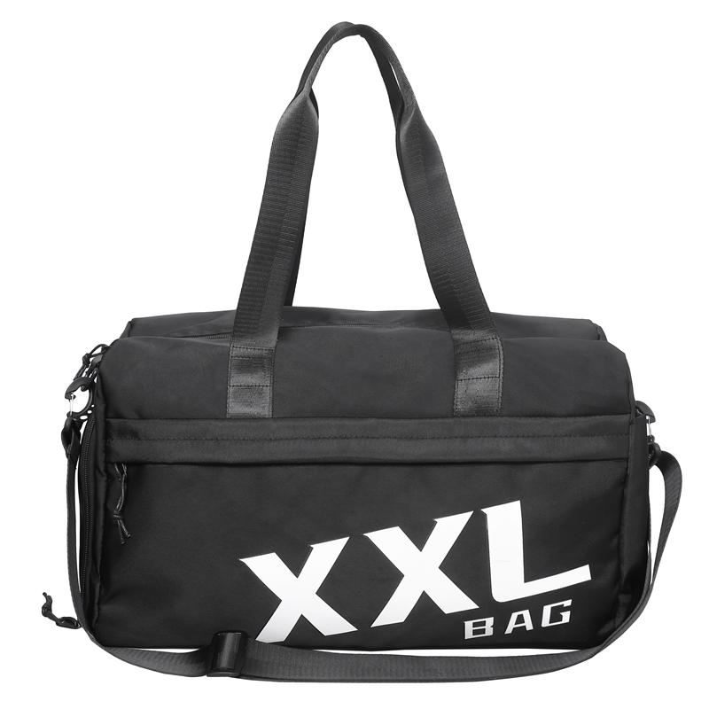 Cestovní taška na krátké vzdálenosti Velkokapacitní obchodní kabelka crossbody Fitness taška Sportovní taška se samostatnou suchou a mokrou přihrádkou Taška na jógu