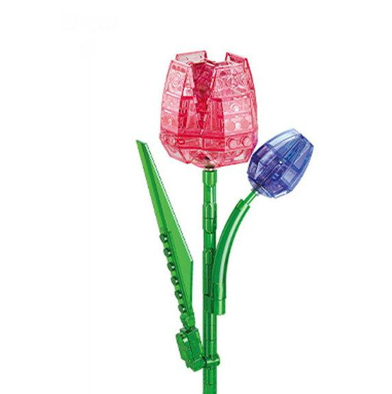 Modello Fiore Bouquet Eterno Blocchi da Costruzione Pianta Decorativa Creativa per Scrivania Casa Assemblare Mattoncini Giocattolo Educativo Regali per Bambine Bambini