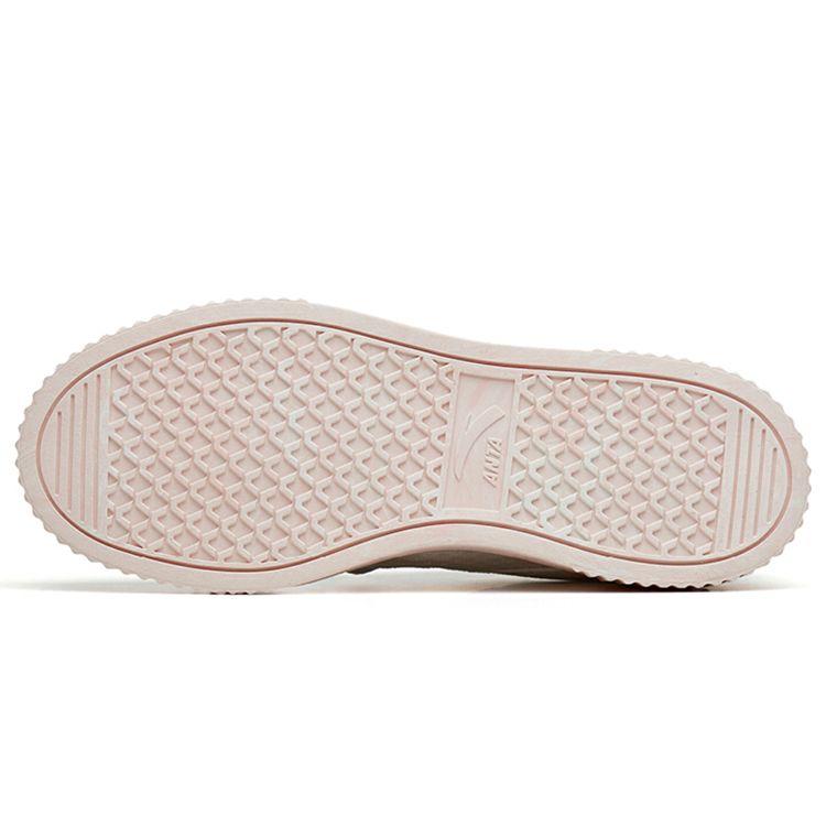 Anta Lifestyle Series Durable Non-Slip Low-Top Skate Shoes Women Sneakers White 122138066-1