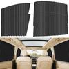 4Pcs Magnetic Drapes For Car Windows Sun Shades Adjustable Drapes For Car Window Block Sunlight Automotive Drapes For Sleeping
