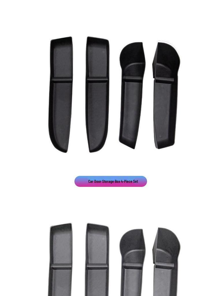 Upgraded 4-Piece TPE Waterproof Storage Box Set for Tesla Model Y