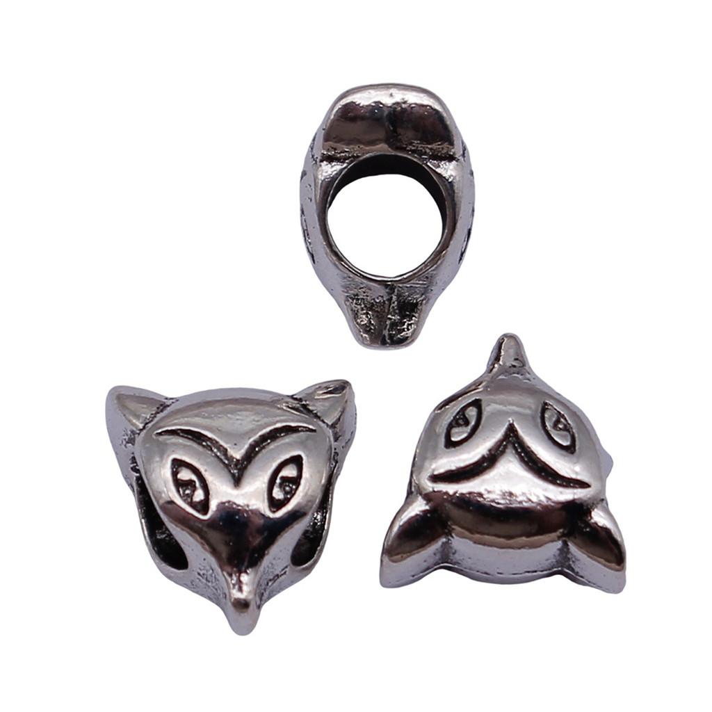 Animal Spacer Beads Large Hole Charms For Necklace Jewelry Making Starter Kit