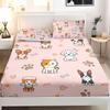 Dog Animal Pattern Bed Hat Three-Piece Digital Printing Bedding Bed Hat Three-Piece Set Children And Adults