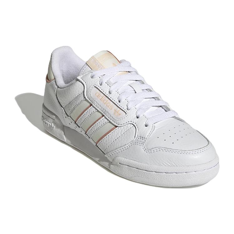 Adidas Originals Continental 80 Low Top Sneakers Women Sneakers White Orange GX4432
