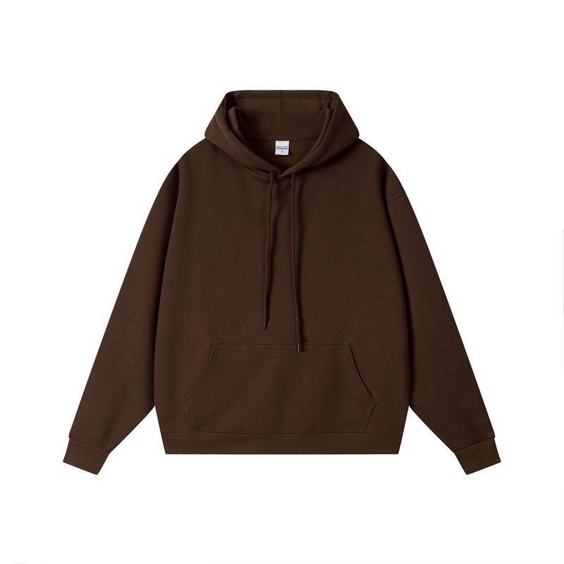 

Solid Color Hooded Pullover Sweatshirt Spring Fall Style Unisex Fashion Workwear Hoodie Youth Trend Streetwear 3XL