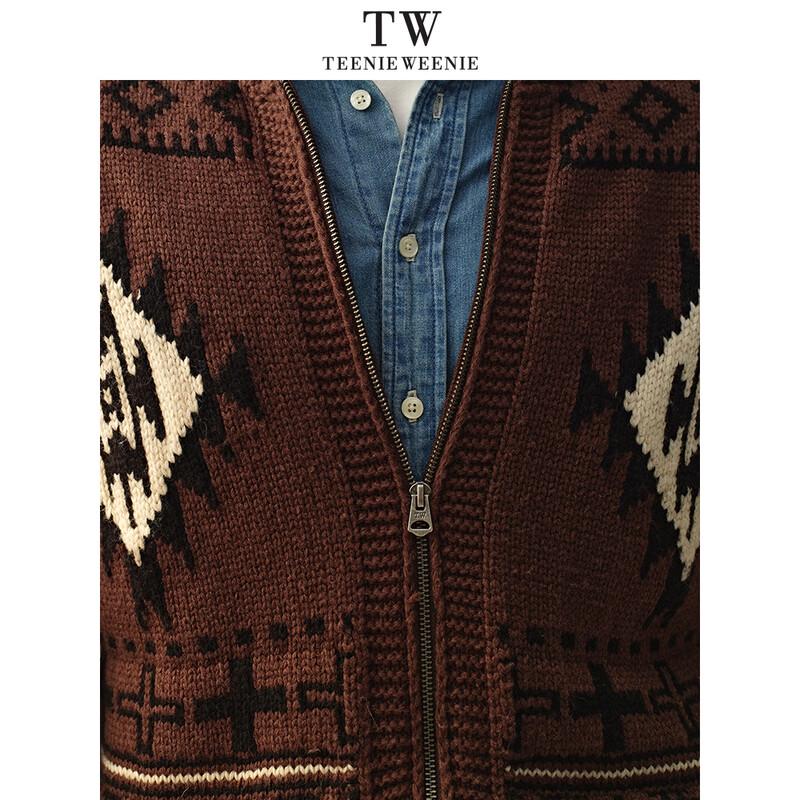 Teenie Weenie Men's Retro Wool Blend Sweater