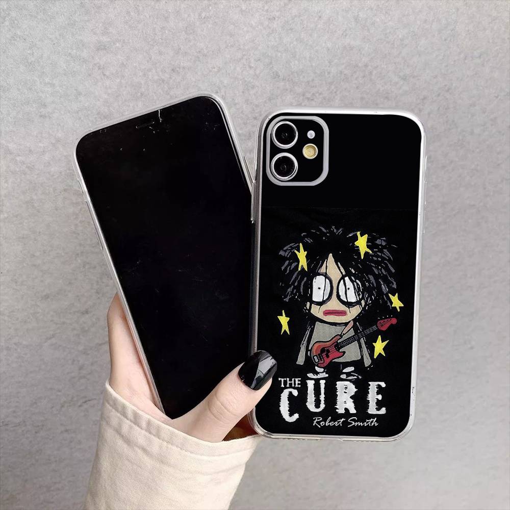 The cure Robert S-Smith Phone Case For iPhone17,16,15,14,13,12,11 Plus,Pro Max Soft Transparent Cover