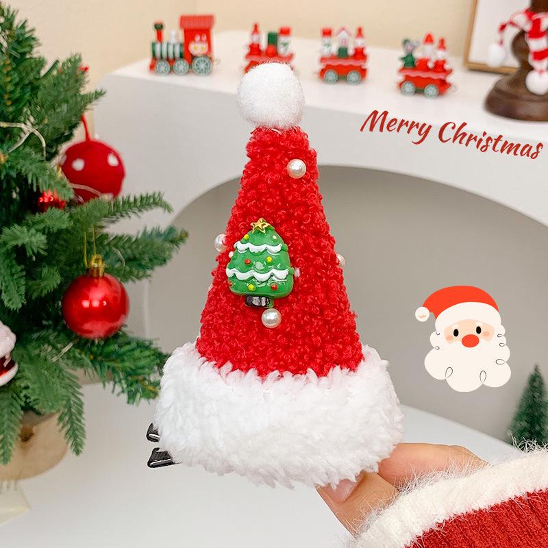 Christmas Red Bear Headband for Girls - Comfortable Party Accessory and Princess Decoration