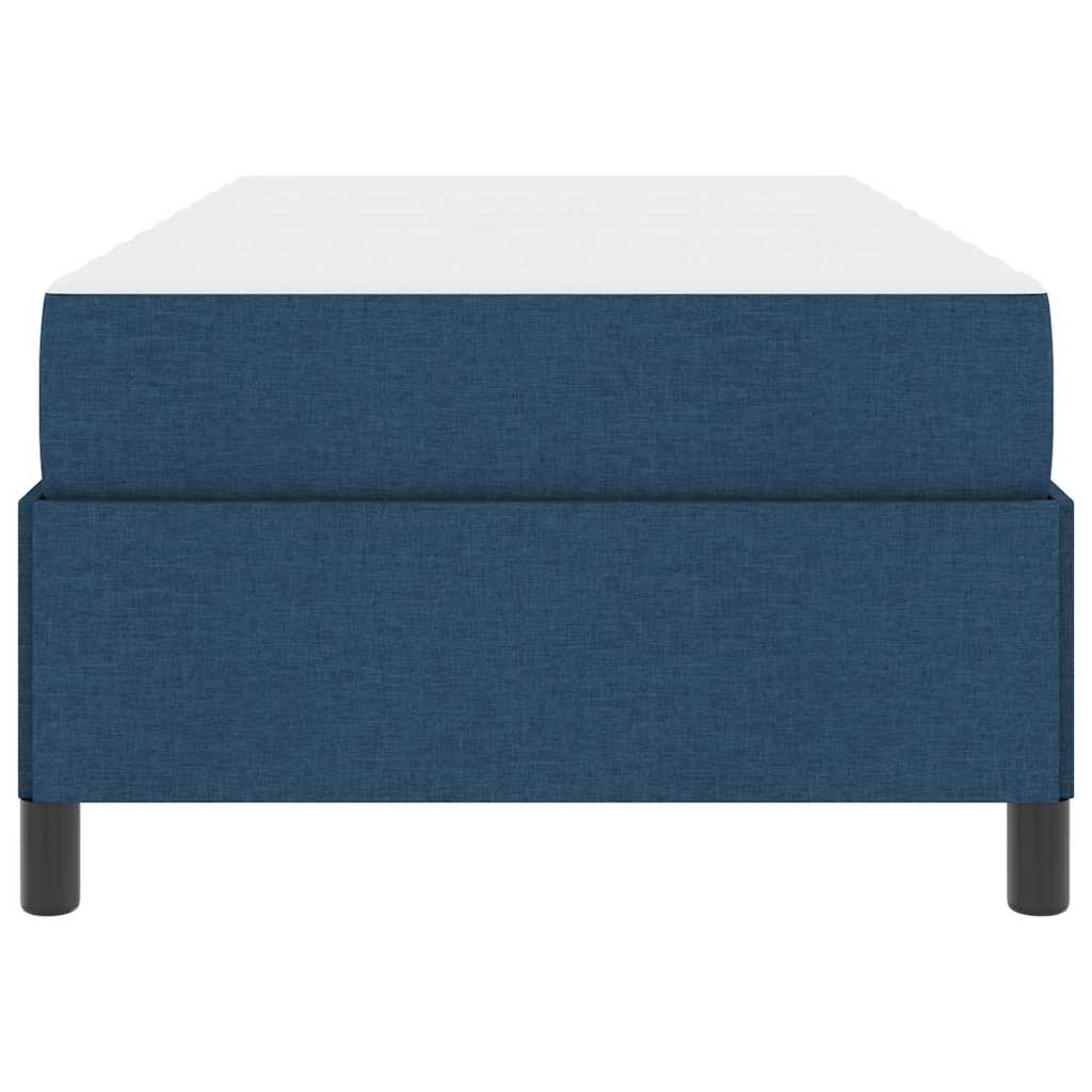 Box Spring Bed Blue 80 x 200 cm Fabric