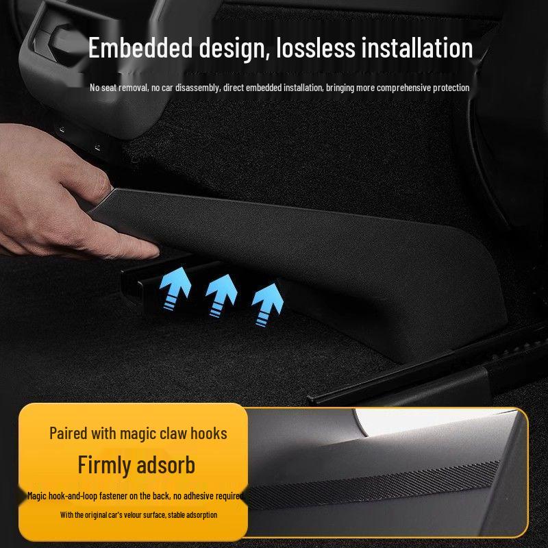 Килимки проти бруду для центральної консолі та задніх сидінь Tesla Model Y 2025 року