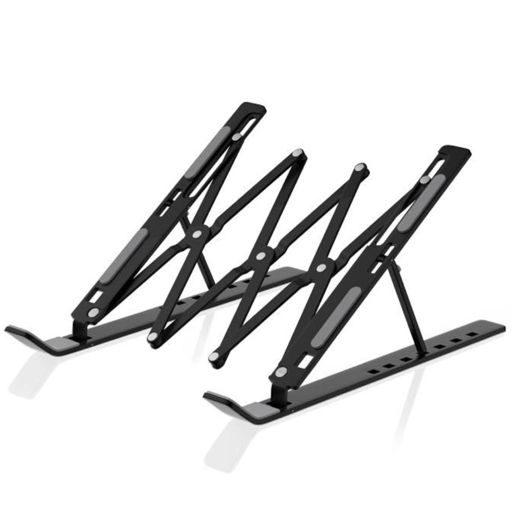 

Foldable Laptop Cooling Bracket Portable Notebook Support Base Laptop Holder Stand Work чорний
