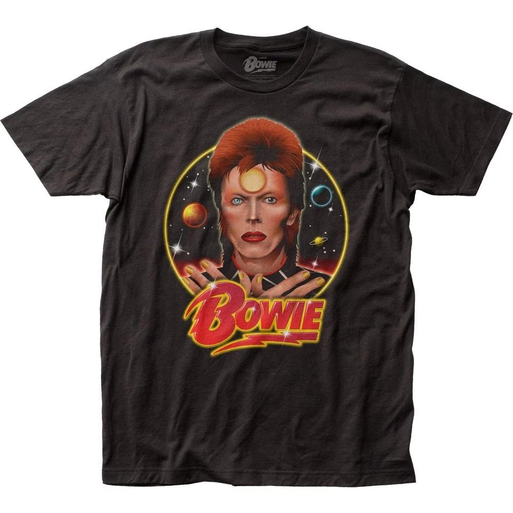 David Bowie Space Oddity Mens T T-Shirt Music Classic Concert Rock Band Tee Black