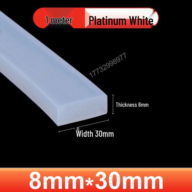 High-Temperature Resistant Transparent Silicone Rubber Sealing Strip