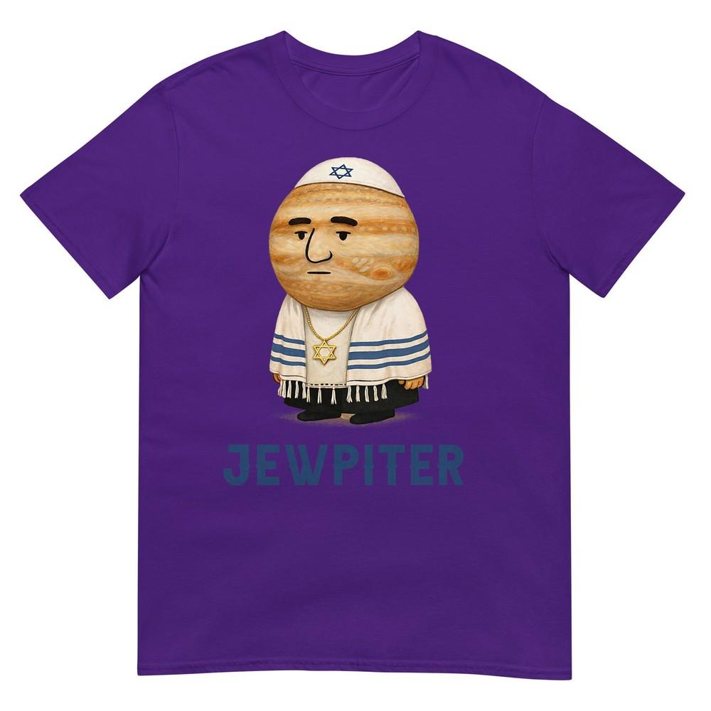 Jüdischer Humor Chanukka Israel Israelischer Jewpiter Hebräische Witz T-Shirt