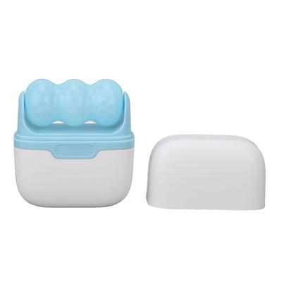 Double Head Ice Roller Portable Facial Ice Roller Massager for Eye Puffiness Skin Care Tool Blue