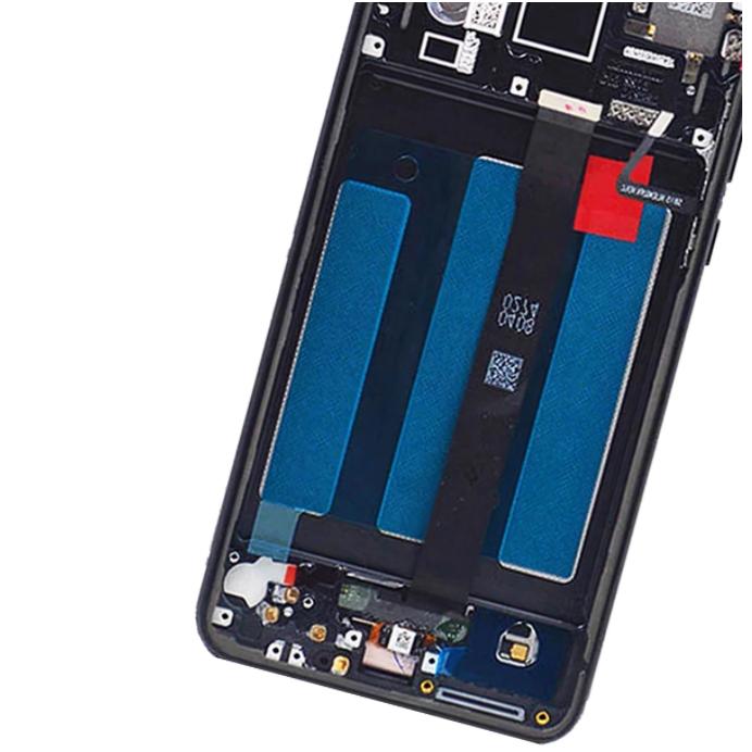 LCD med ram för Huawei P20 EML-L29 EML-L22 EML-L09 LCD-skärm med pekskärmsenhet