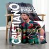 Cristiano Ronaldo Personalized Text Blanket Lightweight Personalized Blanket Warmthful Decor Suitable for Bedding Home Decor Picnics Nap