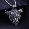Halsband Herrar Nordisk Viking Kompass Symbol Hänge