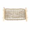 Handwoven Straw Reptile Hammock Breathable Woven Eco-Friendly Bird Swing Mat Chewable Decorative Foraging Mat Toys Bird Cage
