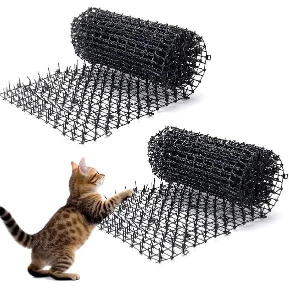Reusable Cat Scat Mat with Spikes Pet Repellent Pad Dog Digging Deterrent for Indoor Sofa Outdoor Garden Flowerbeds Plant Guard