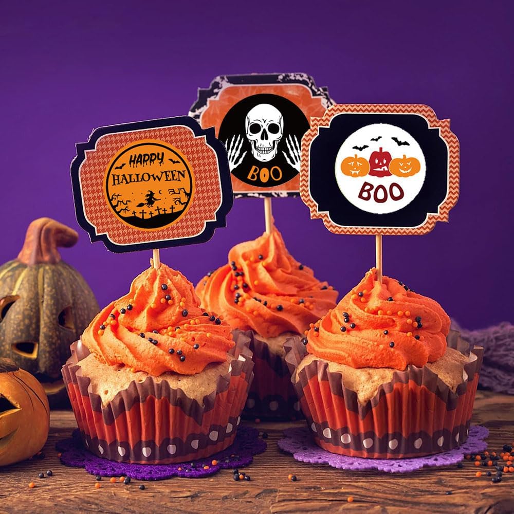 Halloween Stickers for Kids, 500 Pieces 1.0 Inch Skeleton Label Stickers for Halloween Party Favor Supplies Pumpkin Bat Witch Roll Round Envelop Seal